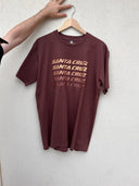 Santa Cruz Faded Tee - Brown -