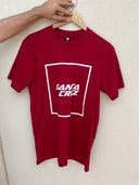 Santa Cruz Square Up Tee - Cardinal Red -