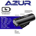 Azur Polix 1600 Lumens with Power Bank