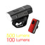 Moon Rigel Lite 500 Lumens Front and Helix Lite 100 Lumens Rear Light Combo