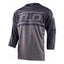 TLD Ruckus 3/4 Jersey -Bars Grey/ Grey Heather -