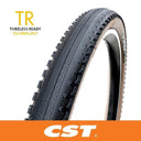 CST DETOUR - 700 x 38 - Folding EPS Tubeless Ready TR- 60 TPI - Coffee Wall