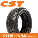 CST E-Scooter Tyre - 11 x 4.0 (90/65-6.5 CST9316 TL E4 35F7456 Tubeless)