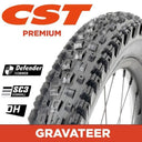 CST Tyre Gravateer - 29 x 2.5 Folding DH Casing 3C TR