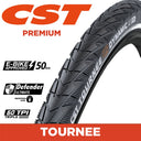 CST Tyre Tournee - 700 x 45 E Bike E50 Level 7 Wire bead - Ref Strip