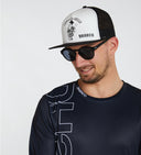 DHaRCO Flat Brim Trucker Hat - Thrills & Chills