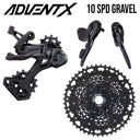 MICROSHIFT Groupset Gravel - ADVENT X Alloy - 1x10 Drop Bar Shifter