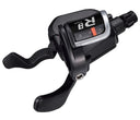 MICROSHIFT Xpress Shifter - R8 SL-R758 - 2x8 Speed - Gear Indicator - Pair (Shimano Road)