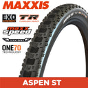 Maxxis Aspen ST Team Spec - 29 X 2.40 - Folding TR - EXO 170 TPI - MaxxSpeed XC