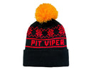 Pom Pom Beanie - Black