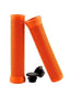 QBP BMX Grips - Ribbed 145mm, Orange