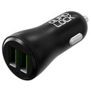 Quad Lock Dual Usb 12v Car Charger