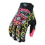 TLD 22S AIR GLOVE SKULL DEMON ORANGE / GREEN -