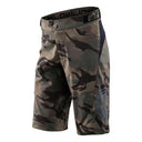 TLD 22S FLOWLINE YTH SHORT SHELL SPRAY CAMO ARMY -