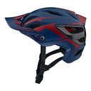 TLD A3 Mips Helmet - Fang Blue/Burgundy -