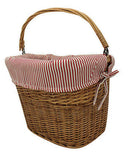 X Tech Rustic Fabric Wickers Front Basket