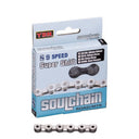 YABAN Chain - 9 Speed - 1/2 X 11/128 X 116 Link - Silver/Silver