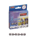 YBN Chain - 8 Speed - Silver/Silver