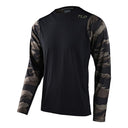 TLD Skyline Chill  LS Jersey - Hide Out Black -