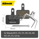 EZMTB Brake Pad - Semi Metallic - SHIMANO M355