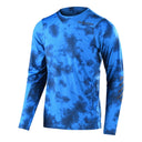 TLD Skyline LS Jersey - Tie Dye Slate Blue -